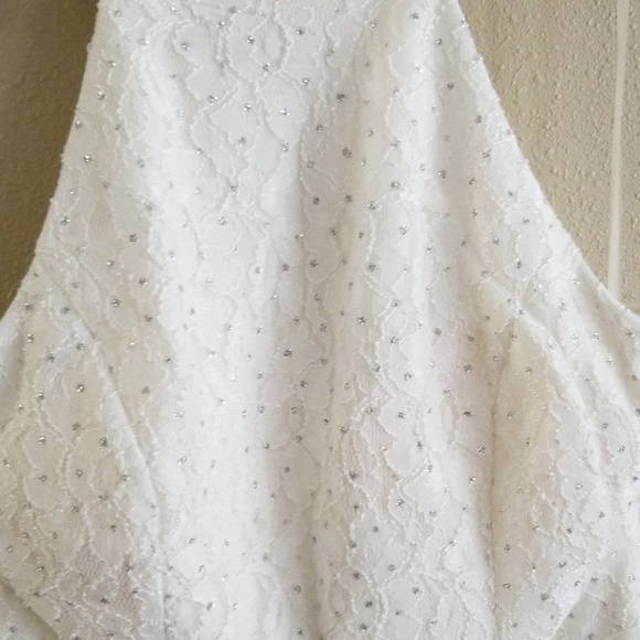 David's Bridal Ivory party dress - Picture 2 of 4